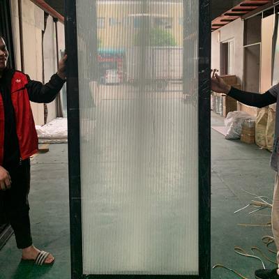 China Fashionable Glass Sliding Doors And Sound Insulation Windows Frosted Glass Bathroom Desk For Aluminum Profile for sale