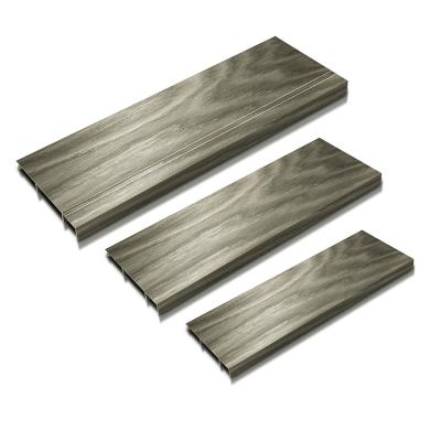 China Modern Cheap Professional Factory Design Light Aluminum Skirting Board Floor Skirting for sale