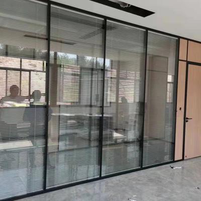 China Durable Fashion Simple Custom Floor To Ceiling Aluminum Office Partition Wall Partition Modular Room Divider for sale