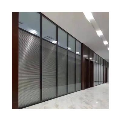 China Sound insulation product quality assurance partition frame 84 all double aluminum glass partitions for sale