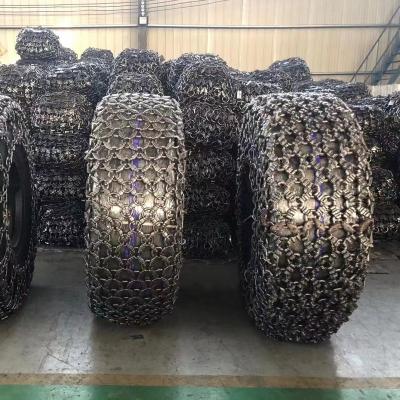 China Machinery Repair Shops 23.5-25 Tire Protection Loader Chain Tire Anti-Skid Chain for sale