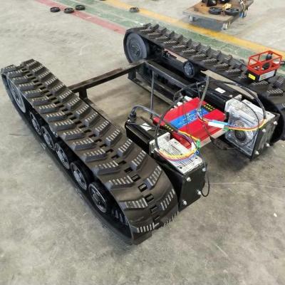 China Electric Track Chassis Machinery Repair Shops Undercarriage Remote Control Track Chassis for sale