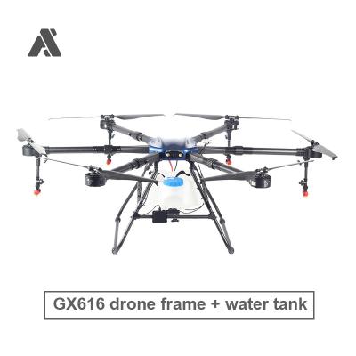 China With GX616 6 Axis Carbon Fiber FRAME Parts OLNY 16L Drone Impressive Modern Agricultural Sprayer 6 Axis Folding Carbon Fiber Sight for sale