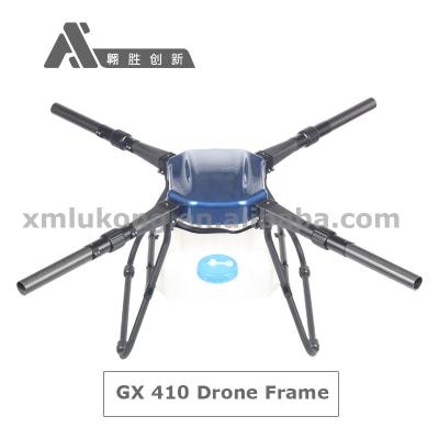 China With Carbon Fiber Parts FRAME ONLY GX410 GX416 10L 16L Awesome Drone FPV Drone Sight 4 Axis Folding Carbon Fiber Agricultural Spray Sight for sale