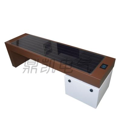 China New Modern Manufacturer Bench Solar Mobile Phone Charging Leisure Audio Outdoor Furniture WiFi bluetooth Smart Garden Bench for sale