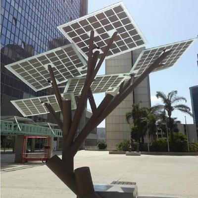 China Modern Solar Public Outdoor Smart Mobile Phone Chair Music Leisure Seat Sun Wireless Charging Tree Seat for sale