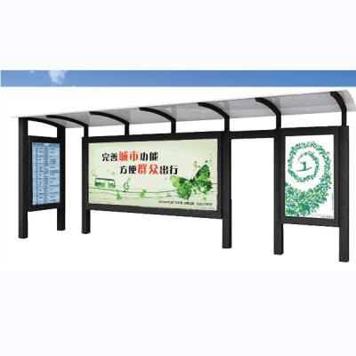 China Outdoor Bus Station Shelter Bus Stop Station Patio Special Bus Stop Station Advertising Modern Bus Station for sale