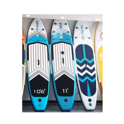 China Wholesale unisex double layers sup board stand up inflatable board surfing waterplay paddleboarding kiteboarding kiteboarding for sale