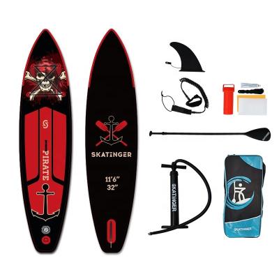 China SKATINGER China Manufacturer Unisex Popular Design Surfing SUP Inflatable Paddle Board SUP Stand Up Paddleboard Surfboard for sale