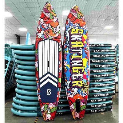 China China Factory Wholesale 11' 6 Panel Inflatable Standup Paddle Board Unisex Inflatable Paddle Surf Water Sports for sale