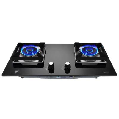 Cina Hotel Malaysia Gas Stove Wind Proof 2 Burner Gas Hob in vendita