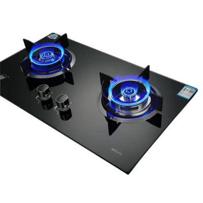 中国 >Household Top Selling Square Stove Cooker Grill 2 Burner Electric Gas Hob with Iron Burner 販売のため