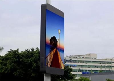 China 280W SMD2727 Street Light Pole LED Display 6000cd/sqm Roadside LED Display for sale