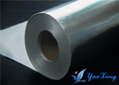 China Sliver Aluminum Foil Fiberglass Cloth To Reflect Radiant Heat Away for sale