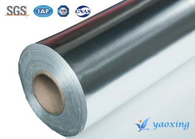 China Heat Isolation Aluminum Foil Fiberglass Cloth Aluminized Fiberglass Cloth for sale