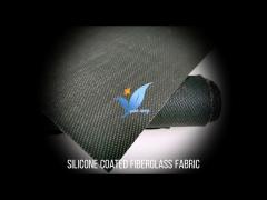 0.4mm silicone coated fiberglass fabric