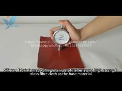 Heavy Duty Composite Silicone Fabric Industrial Fireproofing