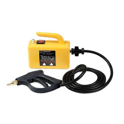 China Strong Steam 2600W Handle Steam Cleaner  Cleaning Machine High-Powered Portable Yellow And Black Household Wash Car Commercial for sale