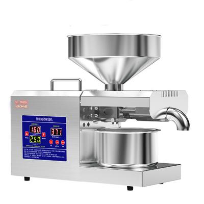 China Low Noise 110V/220V Oil Press Machine Extractor Olive 304 stainless steel Oil Machine for sale