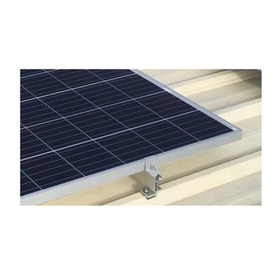 China Good Strength SUS304 And Aluminum Solar Panel Bracket Roof Top,Roof Racking Solar Panel Bracket,Roof Solar Mounting System for sale