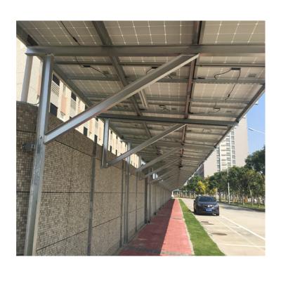 China Aluminum Alloy & Galvanized steel solar car park accessories, solar car park bausatz, solar parking car park for sale