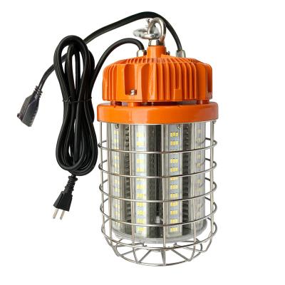 China Hanging LED Temporary Work Light 100W For Outdoor Stainless Steel Hook for sale