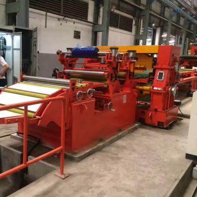 China Construction worksÂ   New Design Equipment CR Hour Reel Stainless Steel High Speed ​​Cutoff Flight Cut To Length Line Machine for sale