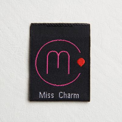 China Sustainable Woven Label For Health Pillow Fabric Tagsfor Clothes Fashion Force Factory Trademark Customization Garment Labels for sale