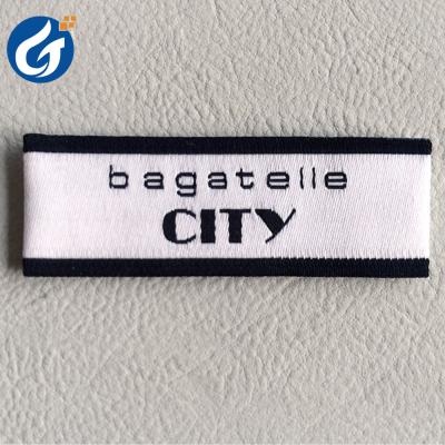 China Fashion Accessories Factory Viable Jacquard Weaving Custom Apparel Woven Label Collar Bag Custom Cloth Master Label for sale