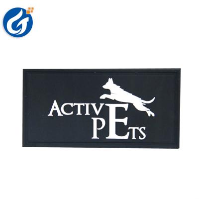 China Viable Customized Pet Supplies Soft Rubber Plastic Plastic Drop Label PVC Bags Hats Shoes Clothing Label Transparent Custom for sale