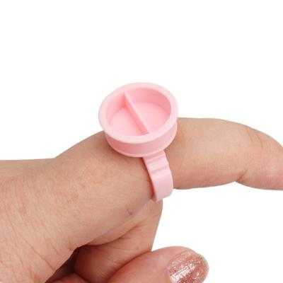 China The Disposable Plastic Tattoo Ink Holder Ring For Eyebrow Permanent Makeup Tattoo Ink OEM Factory Fashion Factory Accessory for sale