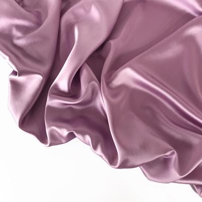 China Double faced high quality durable using various 30mm satin fabric wholesale dyed pure silk fabric for sale