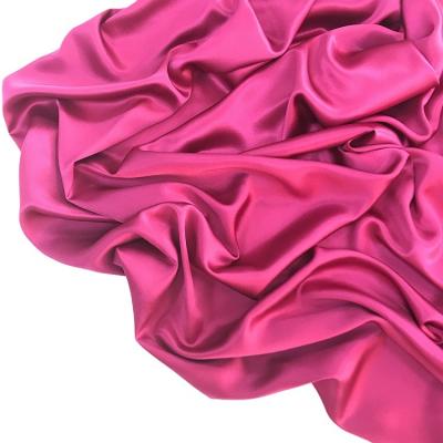 China Double faced high quality durable using various 30mm satin fabric wholesale dyed pure silk fabric for sale