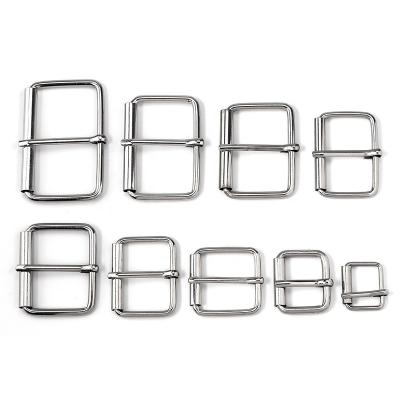 China Other Color Wholesale Custom Square Factory Price Simple Watch Iron Metal Pin Buckle Rectangle Roller Pin Belt Buckle Accessories for sale