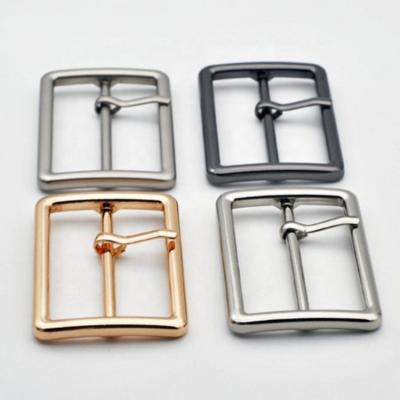 China Factory Customized Adjustable Belt Buckle Nickel Free Roller Pin Buckle Rectangle Metal Square Alloy Bar Adjuster for Garment and Bags for sale