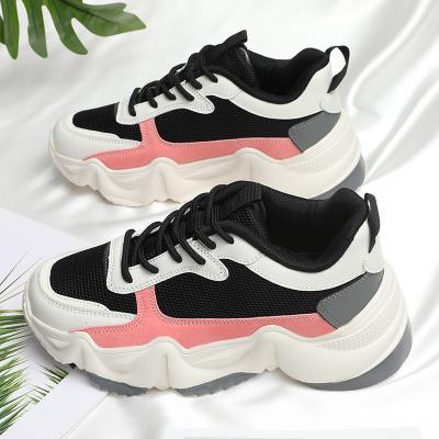 China Fashion Trend Custom Logo ODM High Quality Walking Style Shoes Chunky Sports Running Shoes Breathable Sneakers Women Sports Shoes For Women for sale