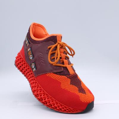 China Fashion Trend OEM Flexible Tpu Odm 3d Printing Unique Rubber Sports Men Casual Running Shoes for sale