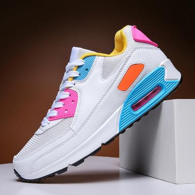 China Fashion trend wholesale and import new air shoes men's and women's super breathable air cushion sports running shoes for sale