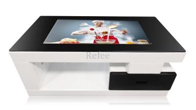 China 55W Interactive Touch Kiosk Multitouch Coffee Table 89 Viewing Angle for sale