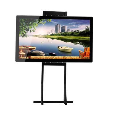 China Classroom Portable Infrared Interactive 84Inch touch kiosk With Wheels for sale