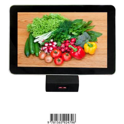 China Stores Lcd Screen Retail Digital Signage Advertising Display With 1d Barcode Scanner for sale