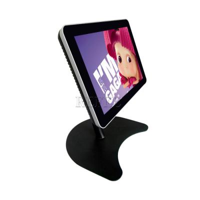 China 10.1 Inch Android Touch Screen Advertising Player With Table Stand Bracket for sale