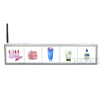 China Refee 28inch Ultra Wide stretched Bar LCD advertising display/Lcd Commercial Ultra Stretch Screen for sale