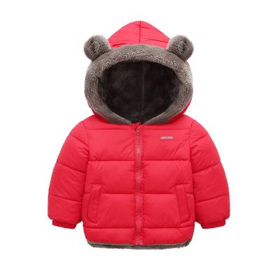 China Children's lamb velvet cotton coat boys anti-shrink down coat baby winter coat children's clothing thickening cotton coat girls cotton jacket for sale