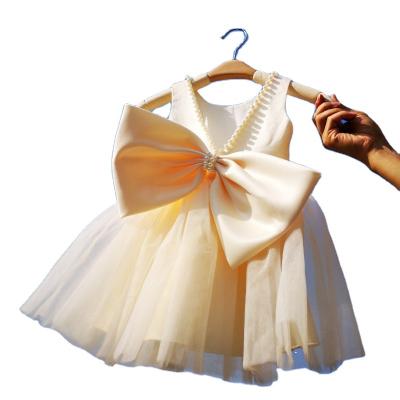 China Anti-wrinkle white 3 years old baby girl summer dress dresses elegant girls boutique girls dress dresses for sale