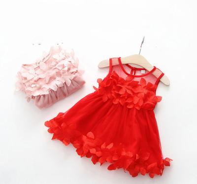 China Anti-static Korean Princess Baby Dress Summer Bodycon Toddler Dress Birthday Wedding Party Bridesmaids Dresses for sale