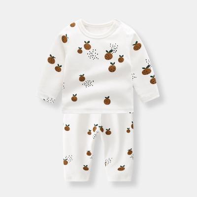 China Breathable Organic Cotton Baby Clothes Set Newborn Split Clothes Cotton Baby Pajamas for sale