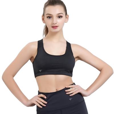 China Breathable Apparel Gym T-shirt Power Stretch Yoga Bra For Women Running Workout Sports Bra for sale