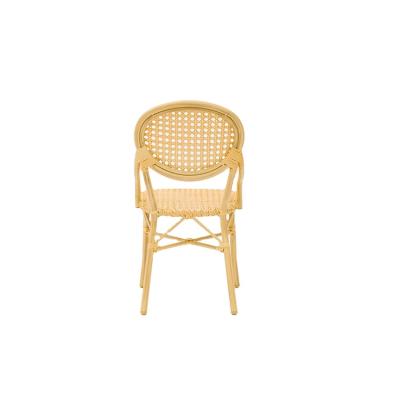 China Modern Outdoor French Rattan Bistros Water Proof Gigh Quality Rattan Bar Chair Wicker Chair On Sale for sale