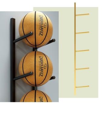 China Minimalist Cube Ball Storage Rack Basketball Ball Storage Rack Sports Ball Storage Rack for sale